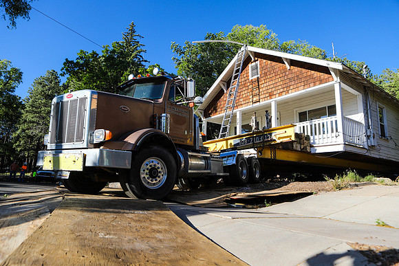 A Historic House is Moved