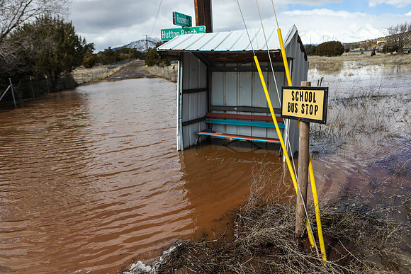 Historic Snowmelt Floods Doney Park