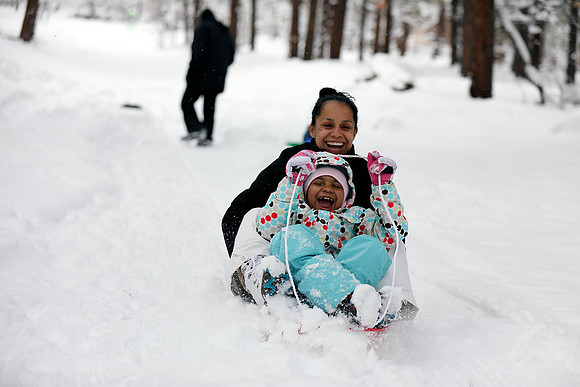 Sledding in Flagstaff