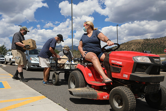 Food Bank at Cromer Elementary, Doney Park