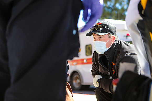 EMS Responds to Patient, Flagstaff